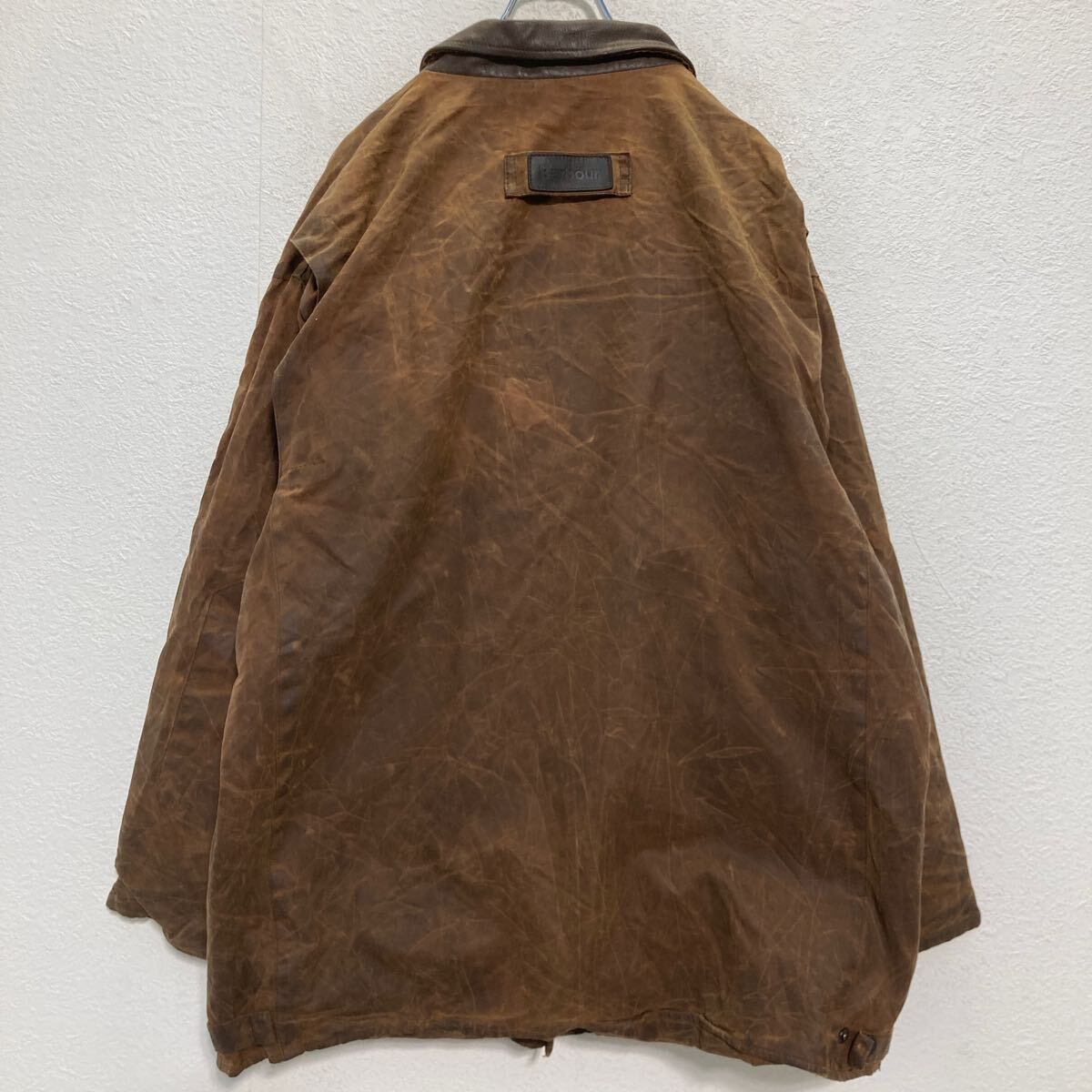 90s Barbour オイルド　ブッシュマンジャケット　BUSHMAN 90年代 ビンテージ 旧3ワラント Barbour バブアー BUSHMAN JACKET