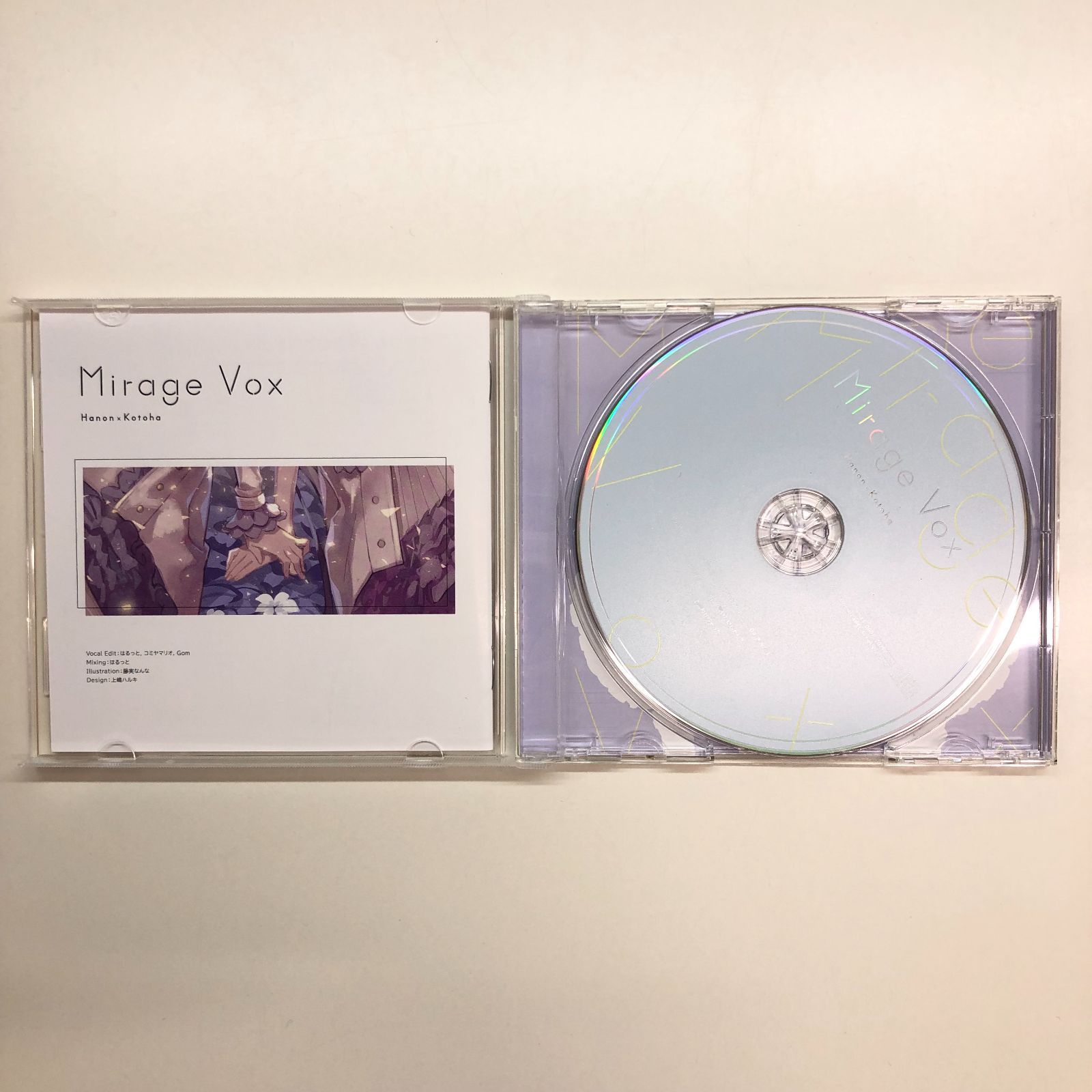 Hanon × Kotoha Mirage Vox CD 未開封品 同人1st MINI ALBUM Mirage Vox | ハコニワリリィ
