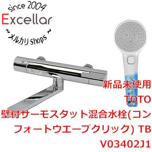 bn 11 TOTO 壁付サーモスタット混合水栓 コンフォートウエーブクリック TBV03402J1