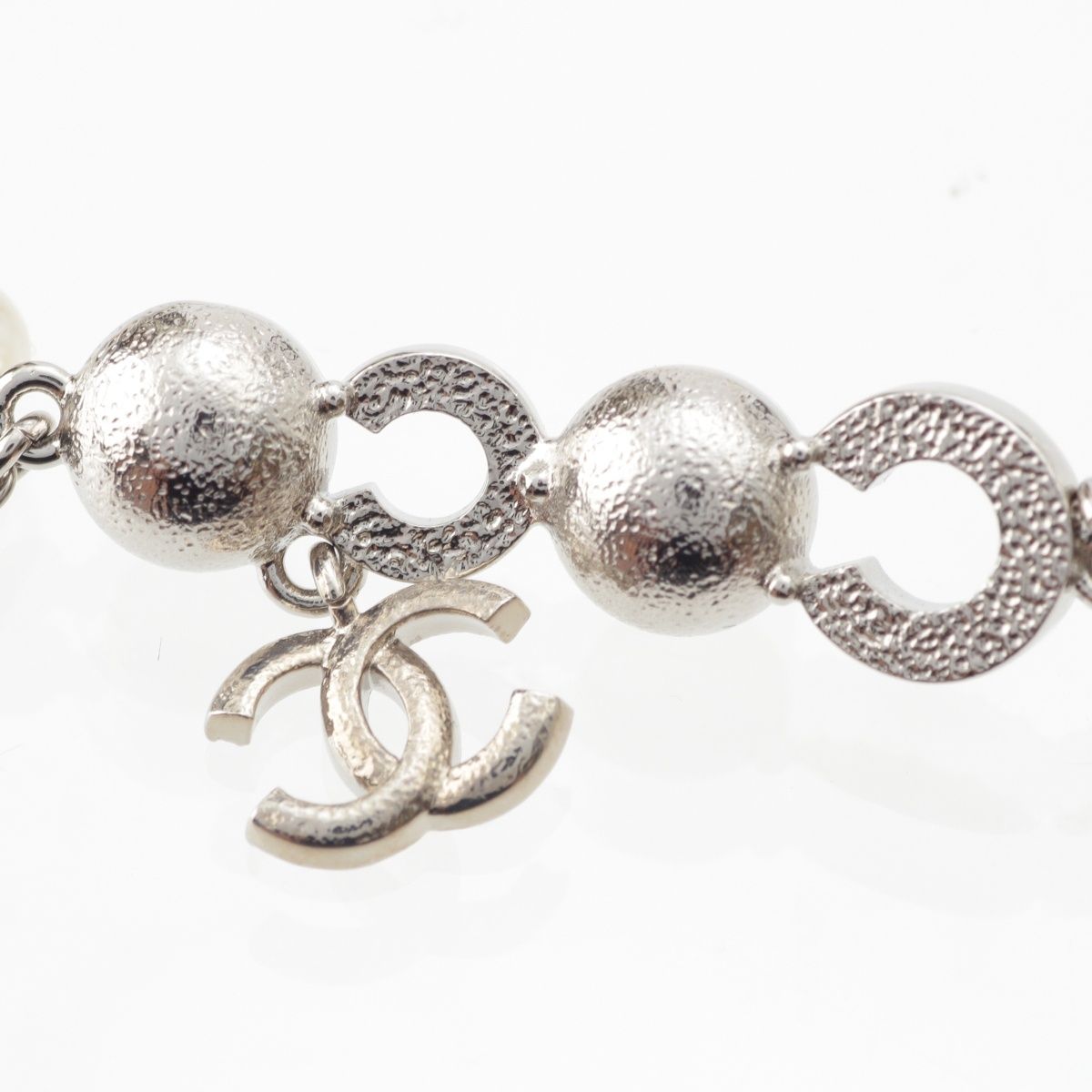 シャネル CHANEL ブレスレット No5 ココマーク シルバー シャネル CHANEL ブレスレット バングル ココマーク CCロゴ
