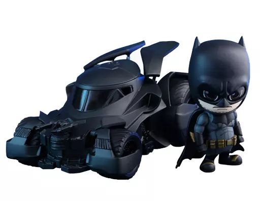 フィギュア　バットモービル＆バットマン 「バットマン VS スーパーマン ジャスティスの誕生」 コスベイビー サイズS 中古】フィギュア バットモービル＆バットマン 「バットマン VS