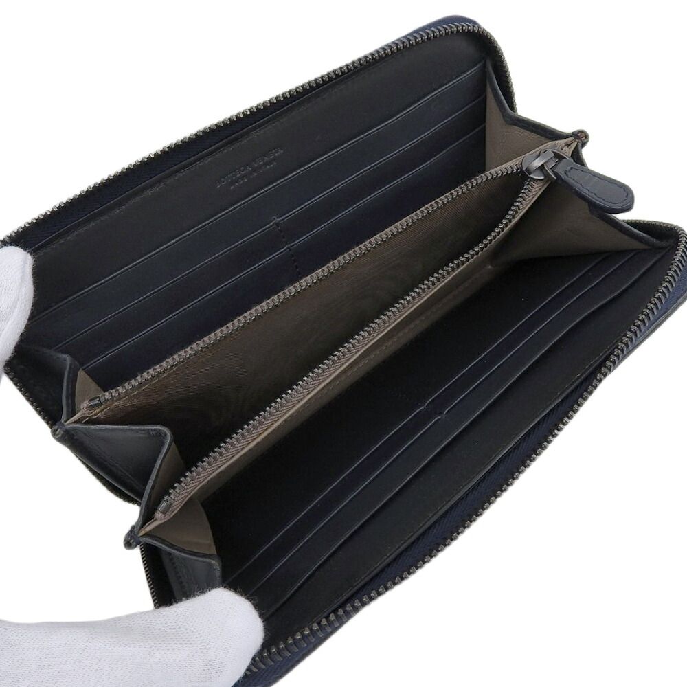 専用 ボッテガ イントレチャート ラウンドファスナー 長財布 超美品  