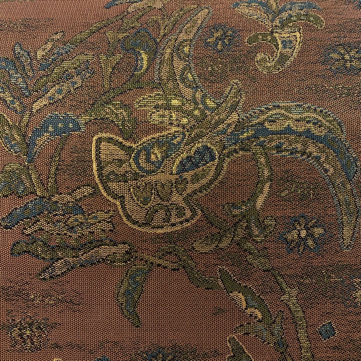 袋帯 美品 秀品 草花 箔 茶色 六通 正絹 【中古】 - メルカリ