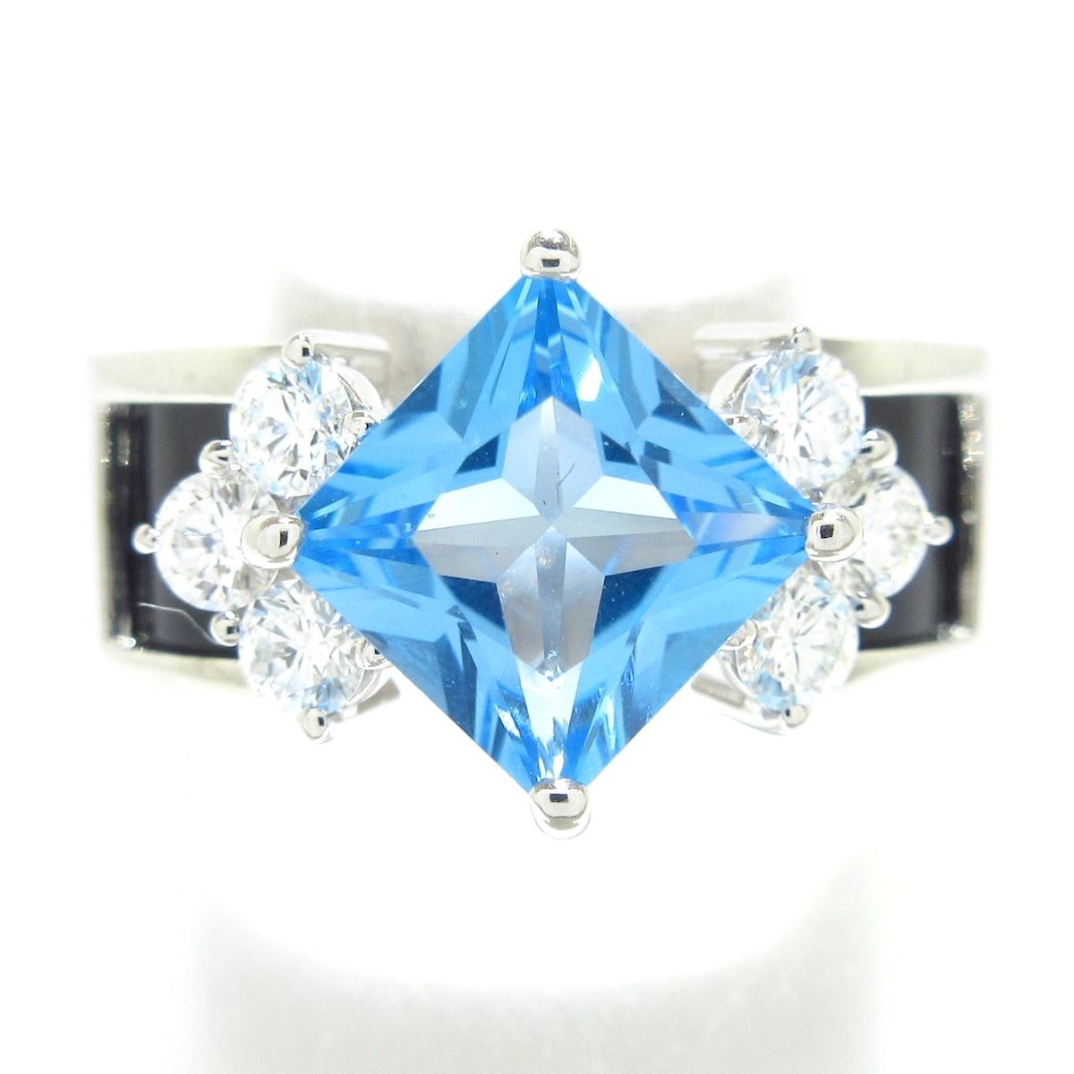 TASAKI 真珠リング WG 14k タサキ TASAKI 14号 リング ダイヤ 0.36ct K18 WG ホワイト