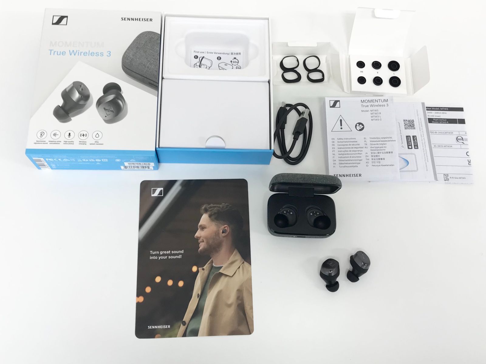 θ【動作確認済み】ゼンハイザー MOMENTUM True Wireless 3 - メルカリ