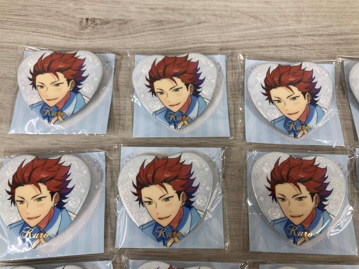 20個セット】誓約ハート型缶バッジ 鬼龍紅郎 中国限定 あんさんぶる