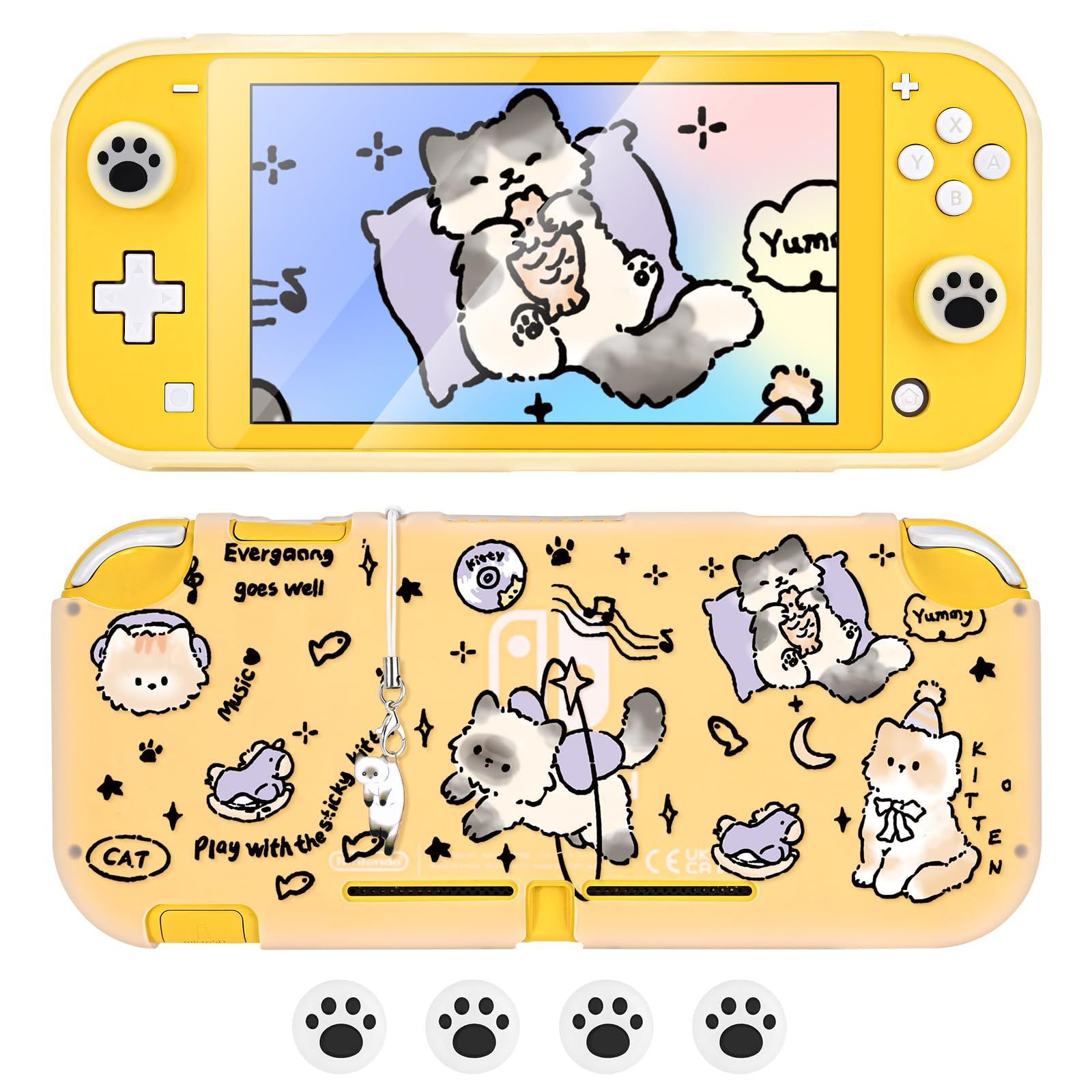 Nintendo Switch Lite ターコイズ 猫ミーム カバー Nintendo Switch Lite ターコイズ 猫ミーム カバー Amazon.co.jp