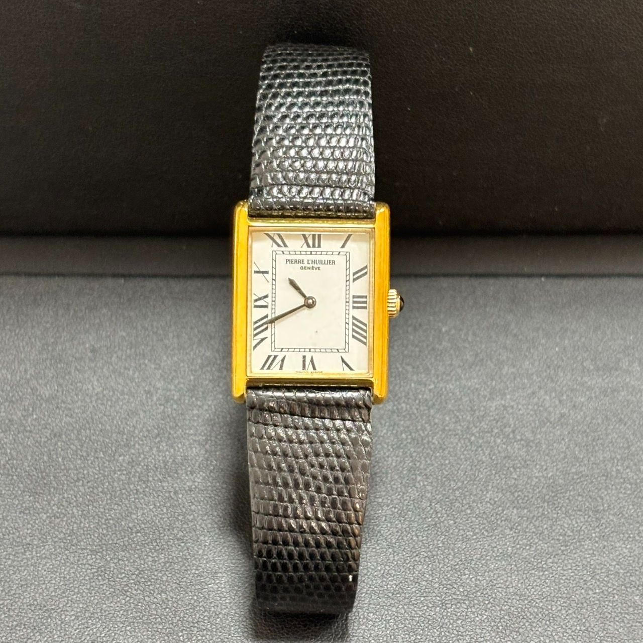 EL5 PIERRE L HULLIER ピエールルイエ スクエア レクタンギュラー 腕時計 手巻き 稼働品 KT10183