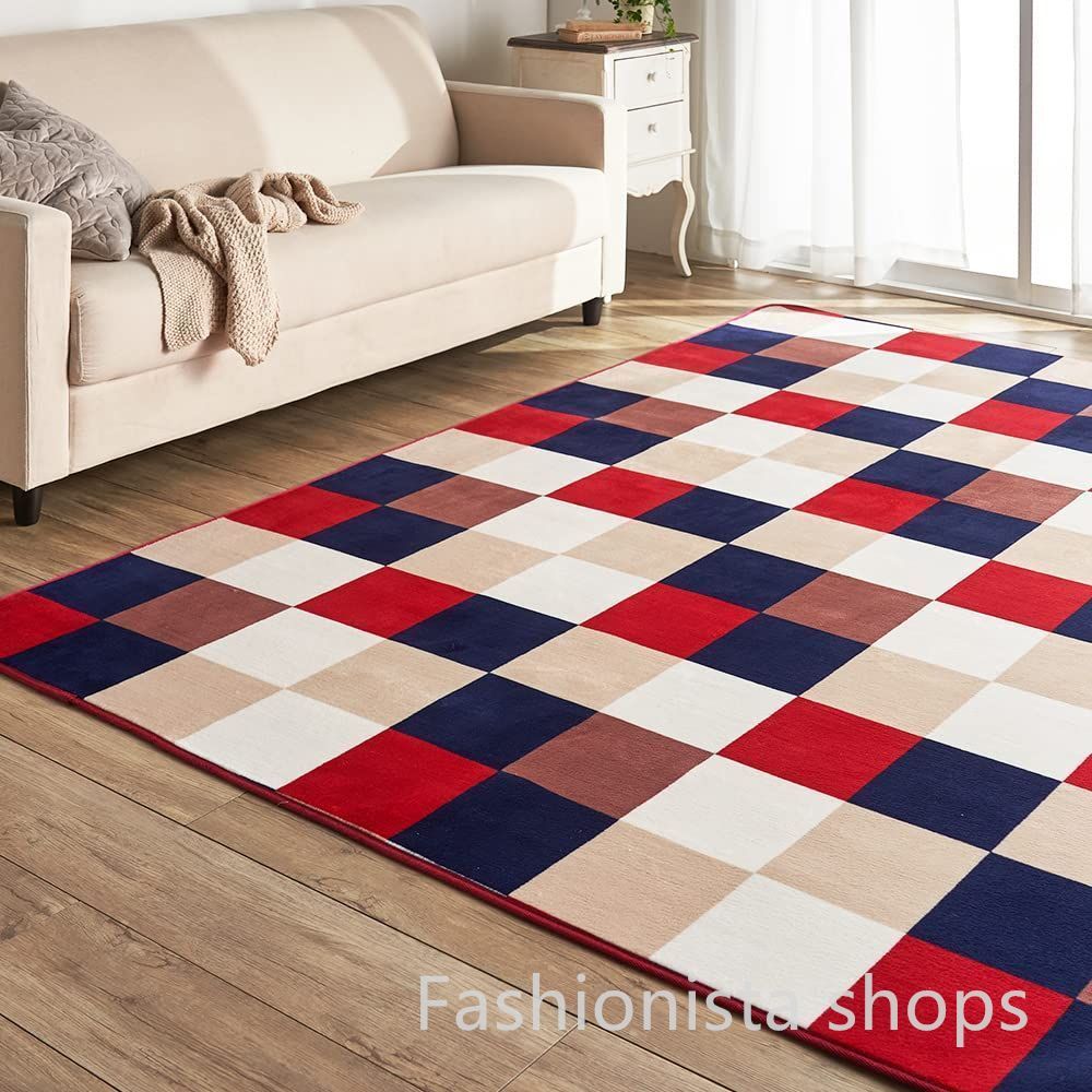 【新品未使用】アイリスプラザ(IRIS PLAZA) カーペットラグ洗える ラグカーペット マット 200×250cm 滑り止め付き ホットカーペット対応 3畳 防ダニ フランネル さらフワ触感 おしゃれ 北欧 じゅ