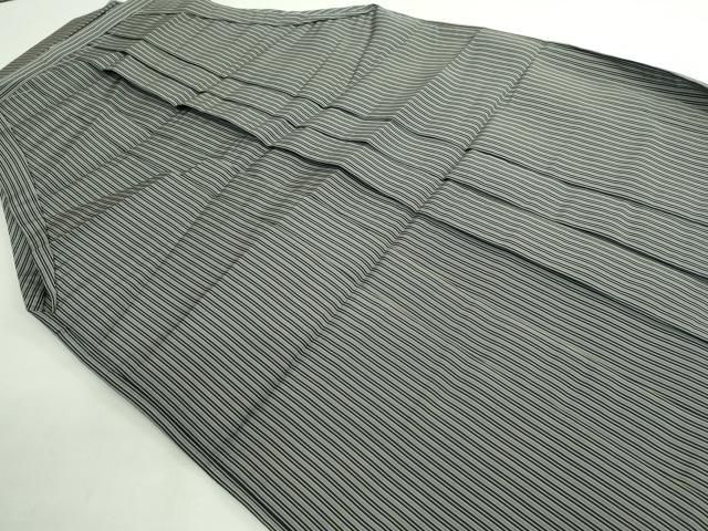 平和屋着物 上 男性 本場神代平 馬乗り袴 縞 kh 5