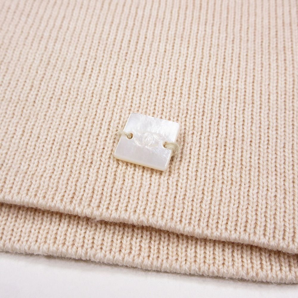 美品 Vintage CHANEL シャネル チョコバー ニット セーター タートルネック ココマーク 00A 38 M ベージュ系 レディース 【中古】 美品 Vintage CHANEL シャネル チョコバー ニット セーター