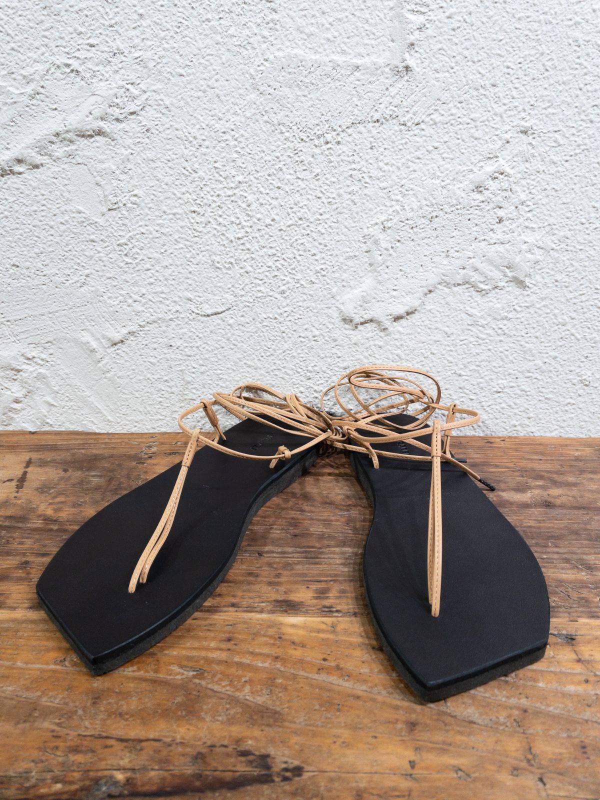 AURALEE/LEATHER LACE-UP SANDALS - メルカリ
