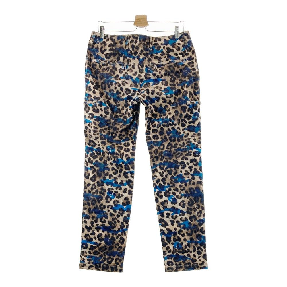 サイズ：L MARK&LONA マークアンドロナ ストレッチパンツ レオパード