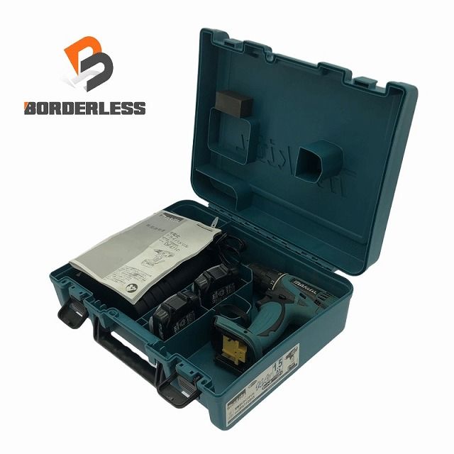 makita マキタ 14.4V 充電式ドライバドリル DF471DSHX バッテリー2個 1.5Ah 充電器 ケース 107102