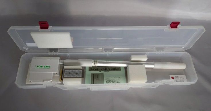 LBコア レーザー下げ振り ラインボーイDポイント緑３ｍセット LB-DPV0305G型 ピカッと目盛PM25W クイックハンドQH90 ハードケースHC620 内装工事 土木 建築 測量