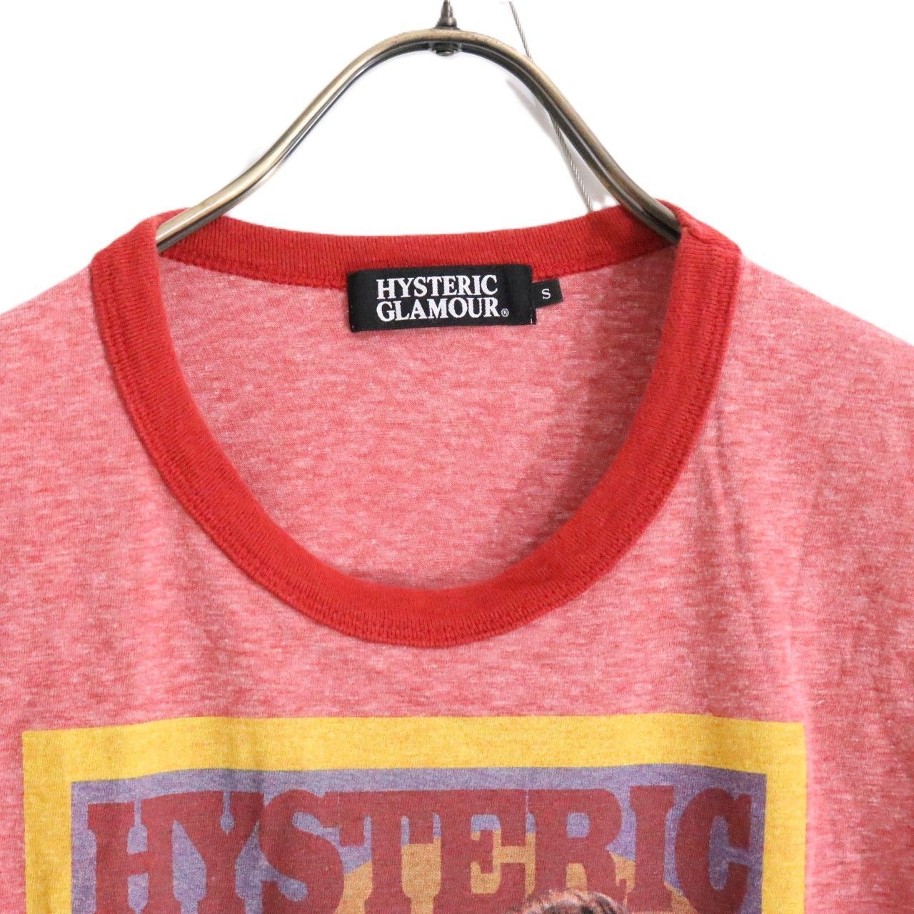 HYSTERIC GLAMOUR リンガーT 90s フリーサイズ　赤 HYSTERIC GLAMOUR リンガーT 90s フリーサイズ 赤