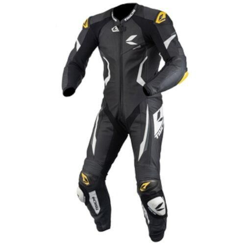 5営業日で発送 RSタイチ RS Taichi NXL307 GP-WRX R307 RACING SUIT BLACK WHITE MS