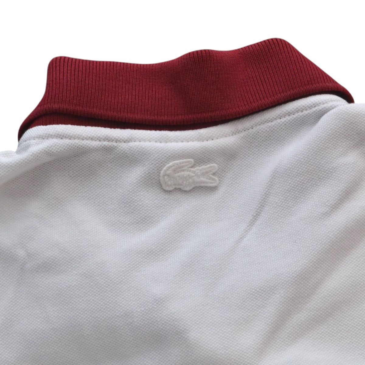 【タグ付】クラシック LACOSTE 半袖 ポロシャツ デッドストック LACOSTE ラコステ ダブルクロックエンブレムポロシャツ 半袖