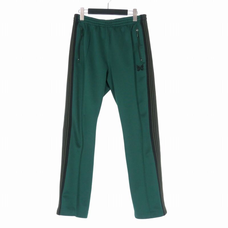 ニードルス ニードルズ Needles × jeans factory clothes SP NARROW TRAC サイドライン トラックパンツ イージパンツ S グリーン 緑 HM387