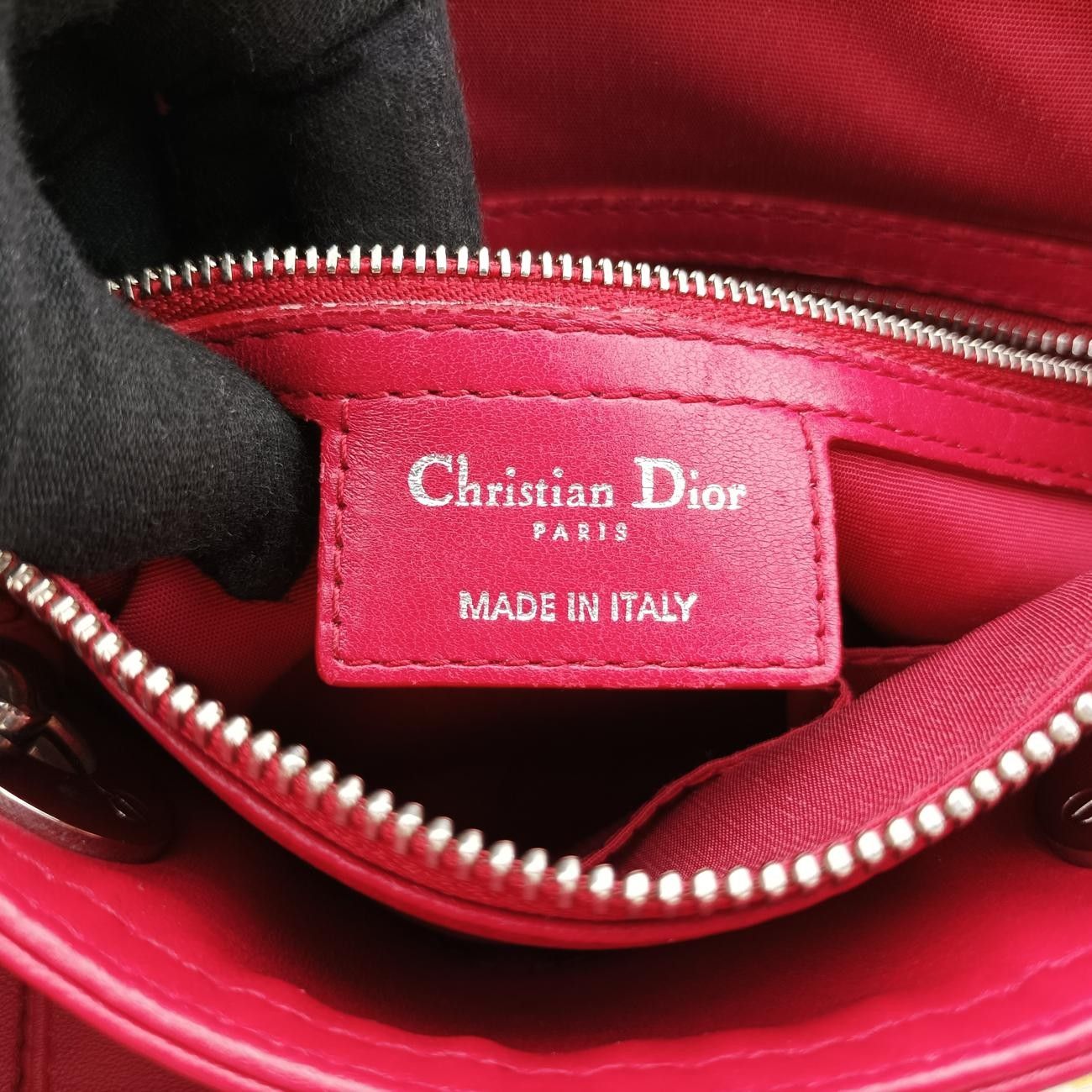 クリスチャンディオールChristian Diorグランヴィルレッドラムスキン09-BO-0172 DECORATOM_COM_BR