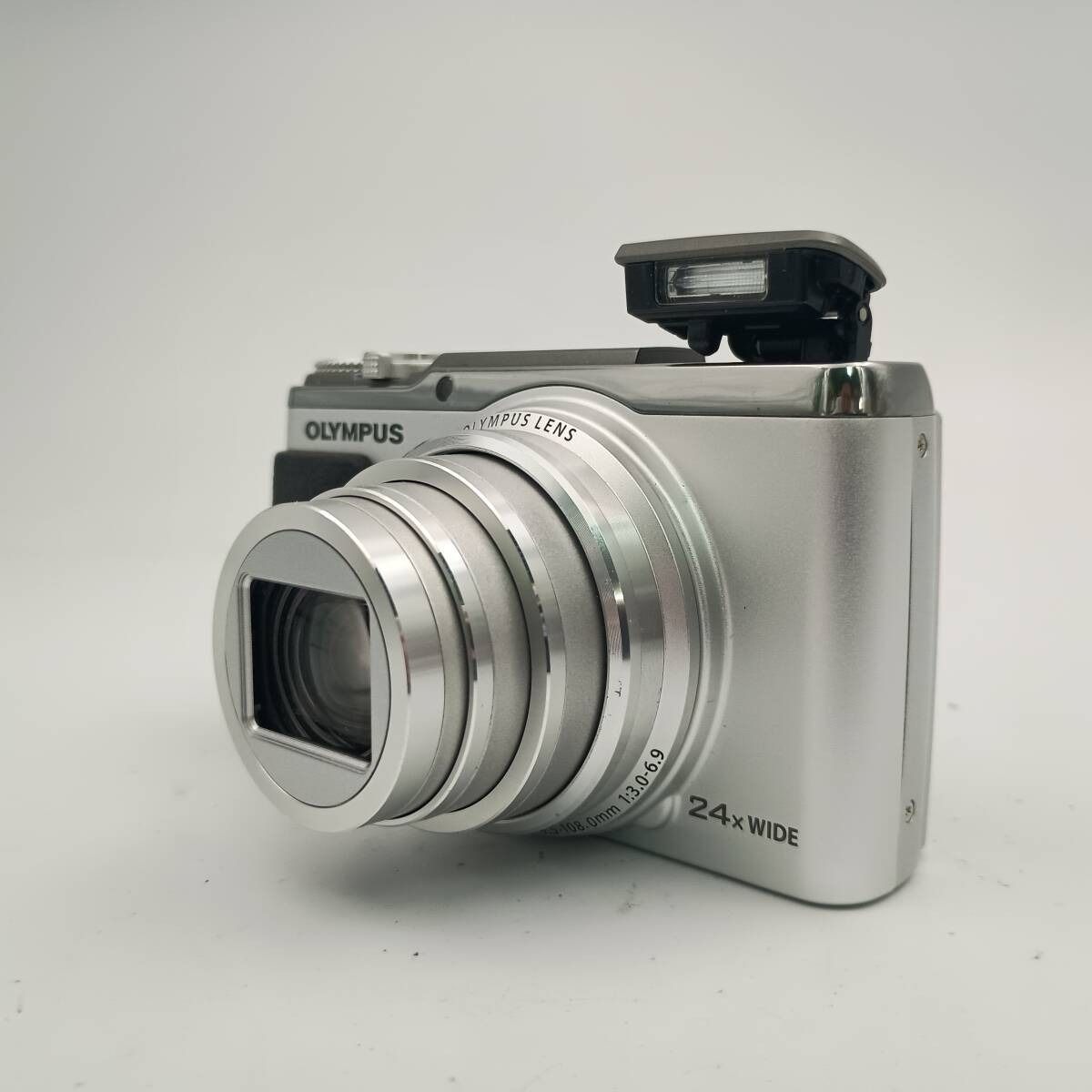 OLYMPUS 5-AXIS STYLUS SH-60 DIGITAL Camera Silver オリンパス