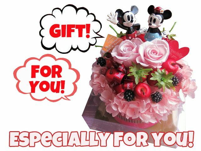楽屋花 プレゼント ディズニー 花束風 ギフト フラワーケーキ プリザーブドフラワー入り ケース付き ノーマル ミッキー ミニー 記念日の贈り物に のフラワーギフト