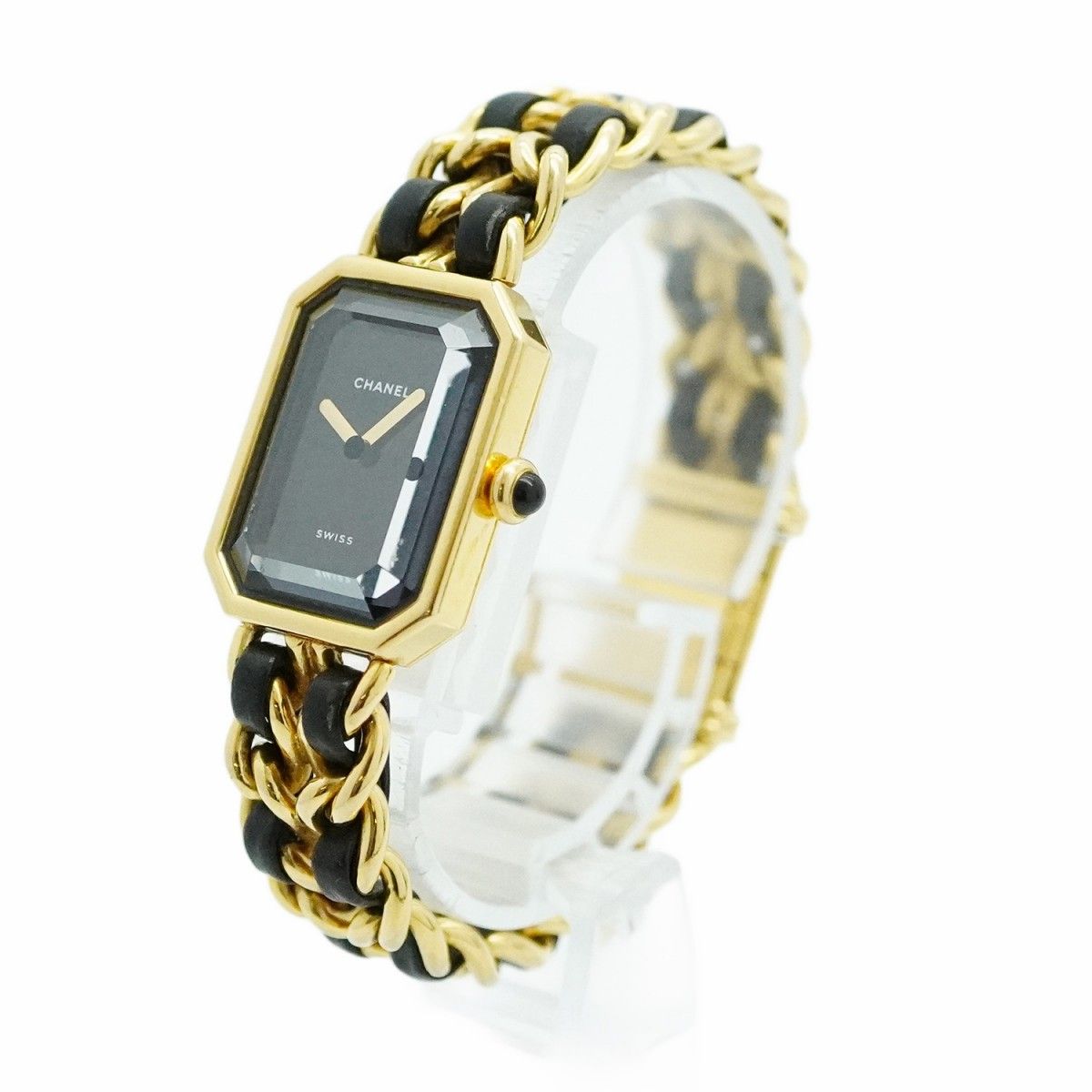 5wwe0100】シャネル プルミエール H0001 黒文字盤【中古】腕時計  