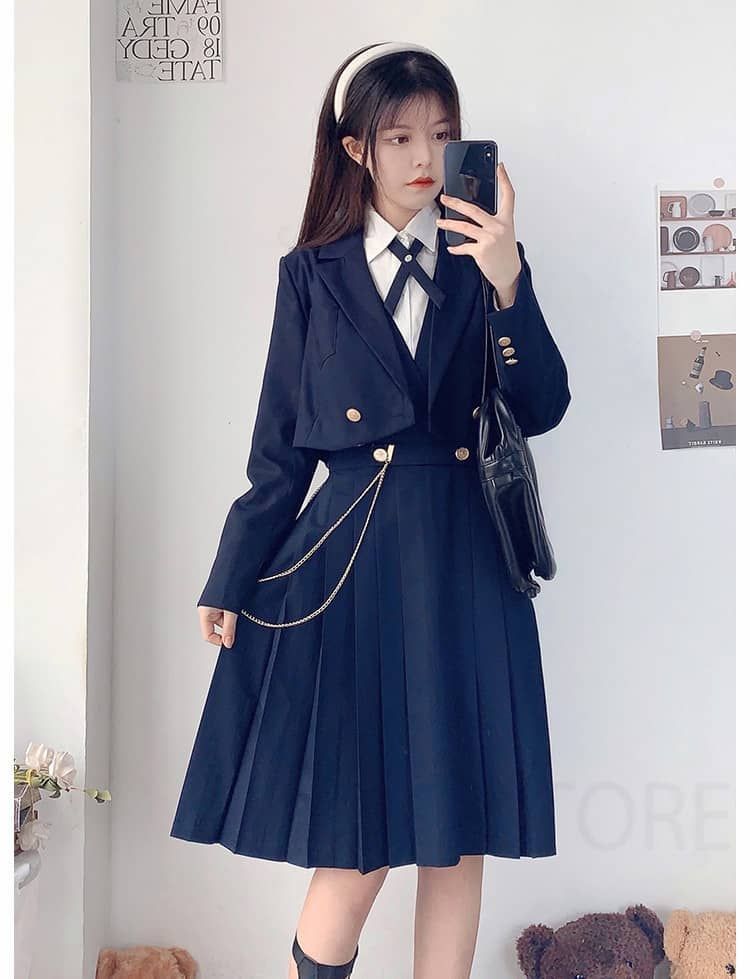 ブレザー ワンピース