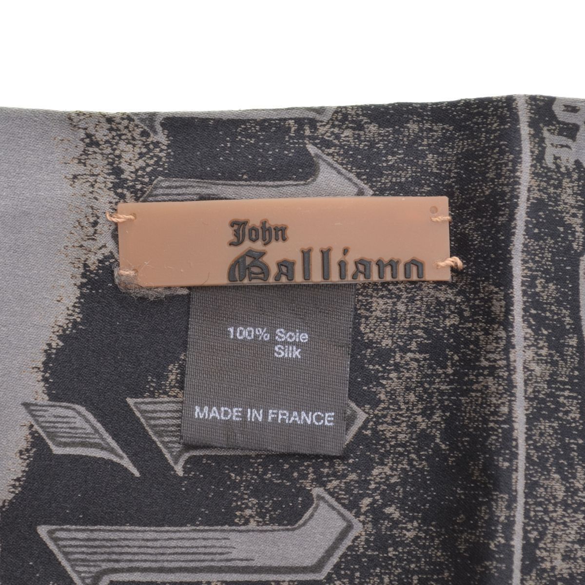 ジョン ガリアーノ　シルクストール john galliano ジョンガリアーノ シルク ストール - メルカリ