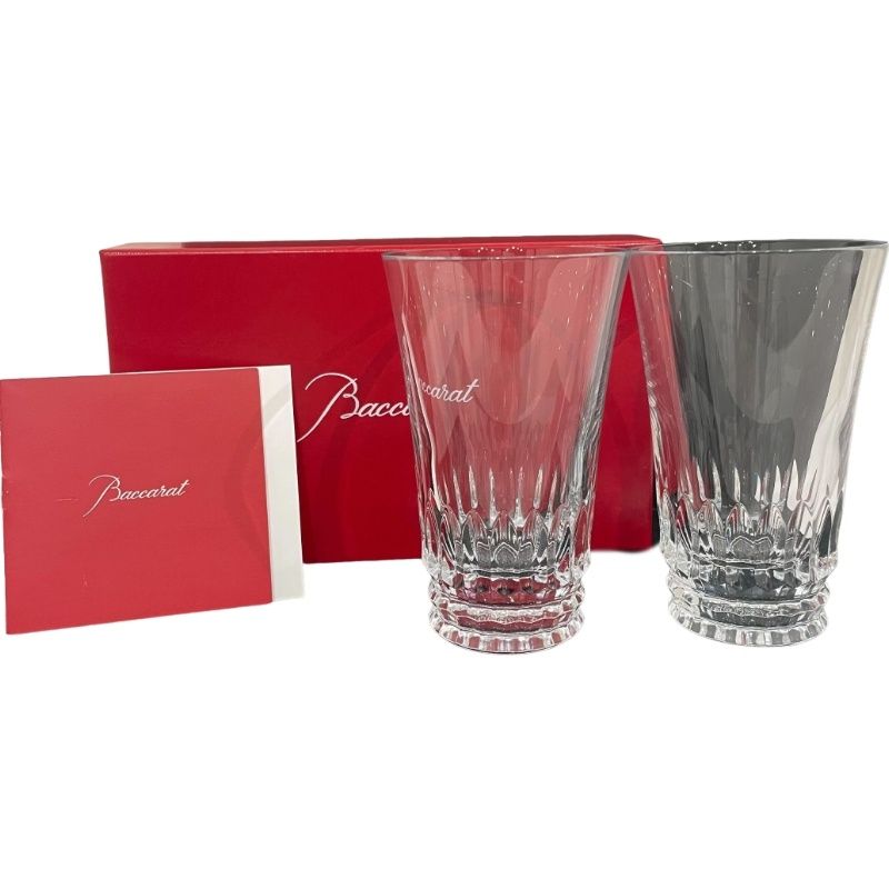 Baccarat バカラ ティアラ ペアグラス グラスジャパン 高さ11cm【未 