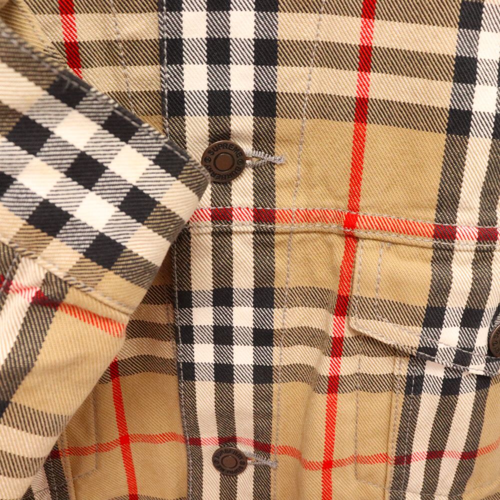 SUPREME (シュプリーム) 22SS×Burberry Denim Trucker Jacket