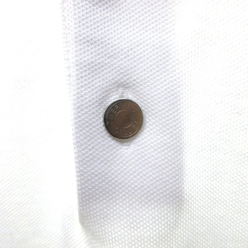 エルメス HERMES SELLIER 美品 ポロシャツ カットソー 半袖 セリエ  