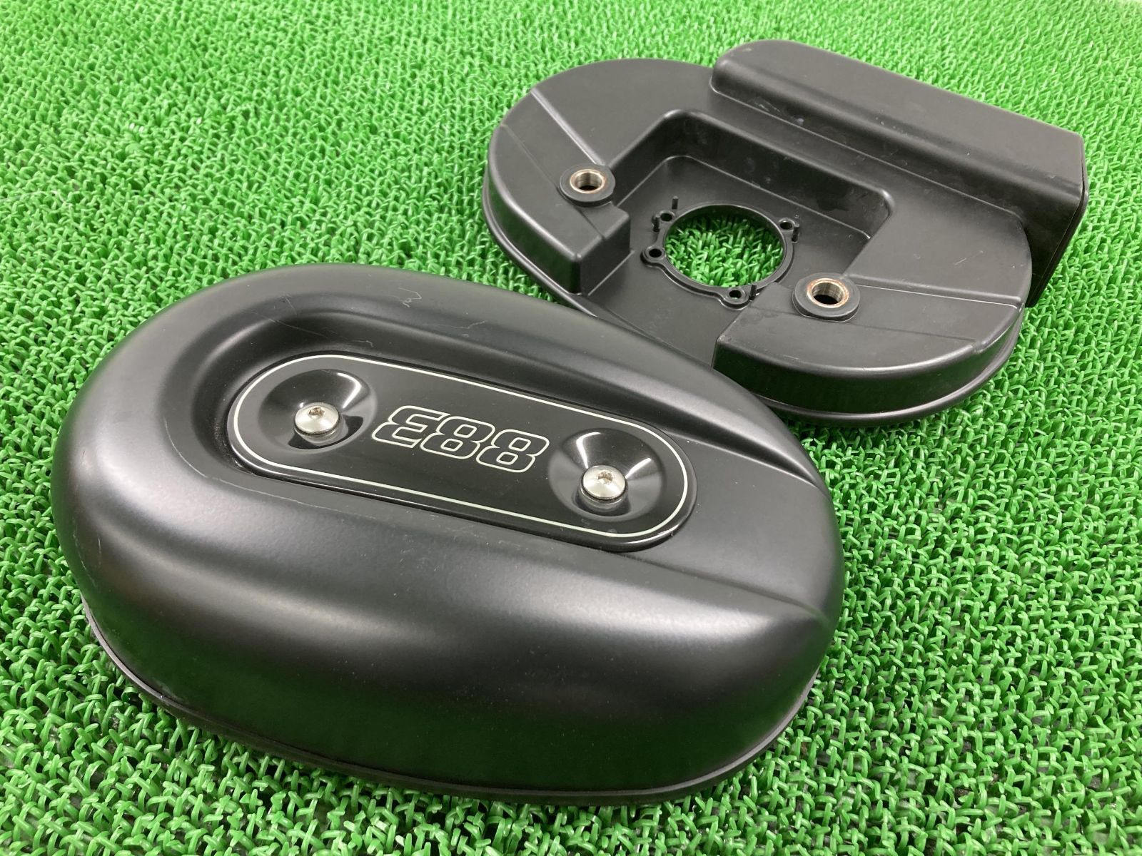 XL883R エアクリーナーボックス 5HD4CS2157K447*** ハーレー 純正 バイク 部品 2007年式外し 割れ欠け無し 品薄 希少品 エンブレム 車検 Genuine:22212028