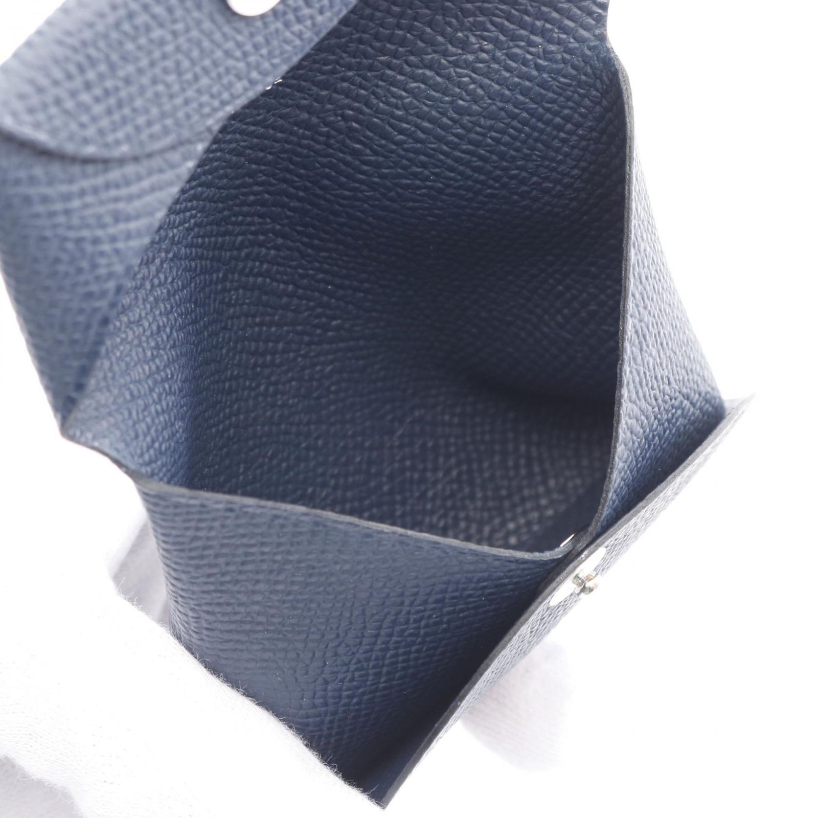 エルメス バスティア ブルーニュイ コインケース ブルー（青）系