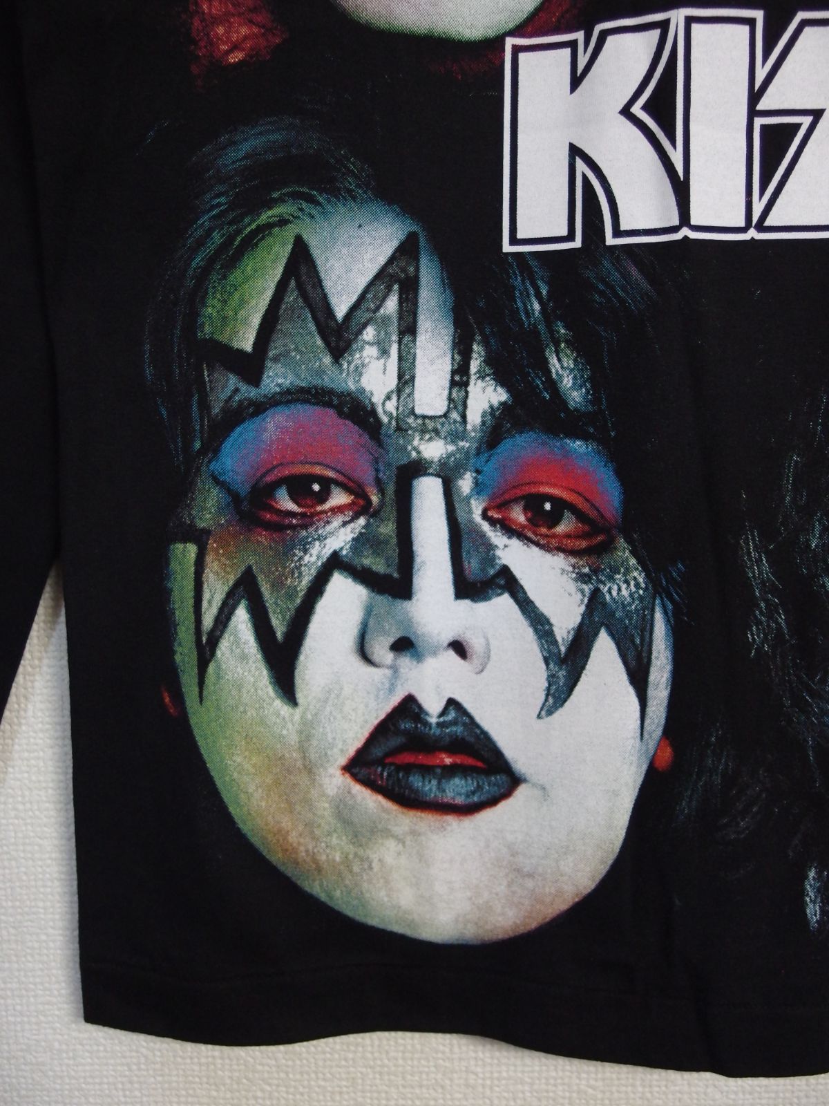 91 KISS キッス キス ロンTkiss Kiss Tシャツ 長袖 ブラックM