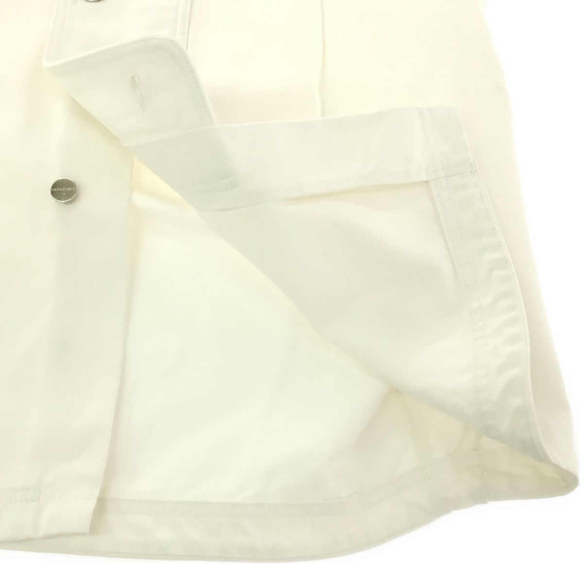 NAMACHEKO MANNI DENIM SHIRT ホワイト NAMACHEKO ナマチェコ MANNI DENIM SHIRT デニムシャツ ホワイト