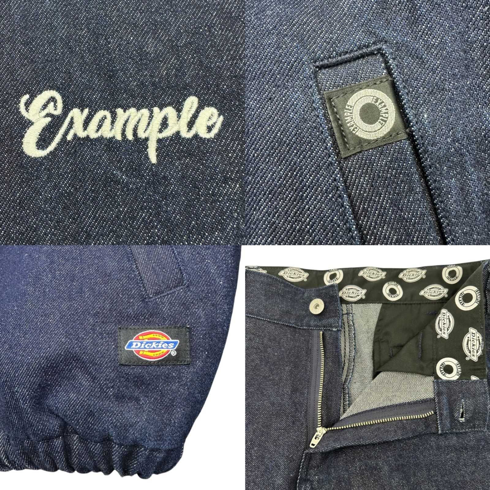 Dickies×EXAMPLE(ディッキーズ×イグザンプル) WORK DENIM JACKET PANTS