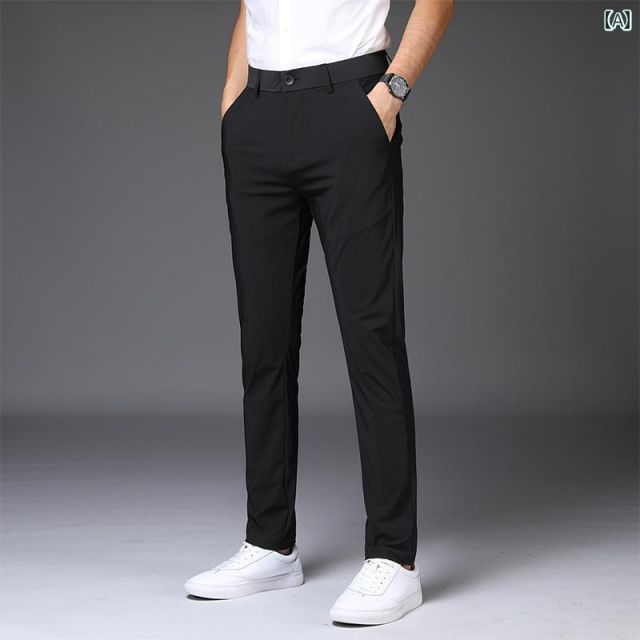 種類30：28/B：1099-グレー メンズ ファッション 服 オシャレ シンプル 大人 かっこいい 大きいサイズ ストリート 紳士服 冷感 カジュアル パンツ 夏 薄手 速乾 アイロン不要 ストレッチ スリム 