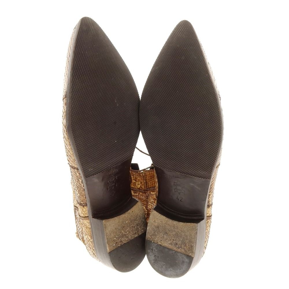 中古】ジャンニバルバート gianni barbato パイソンレザー レース 