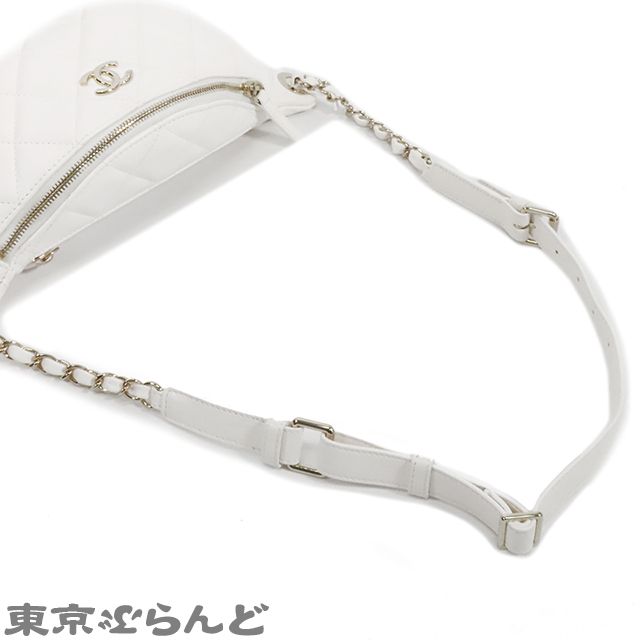 CHANEL マトラッセ　ウエストバッグ シャネル マトラッセ チェーン ウエストポーチ ウエストバッグ