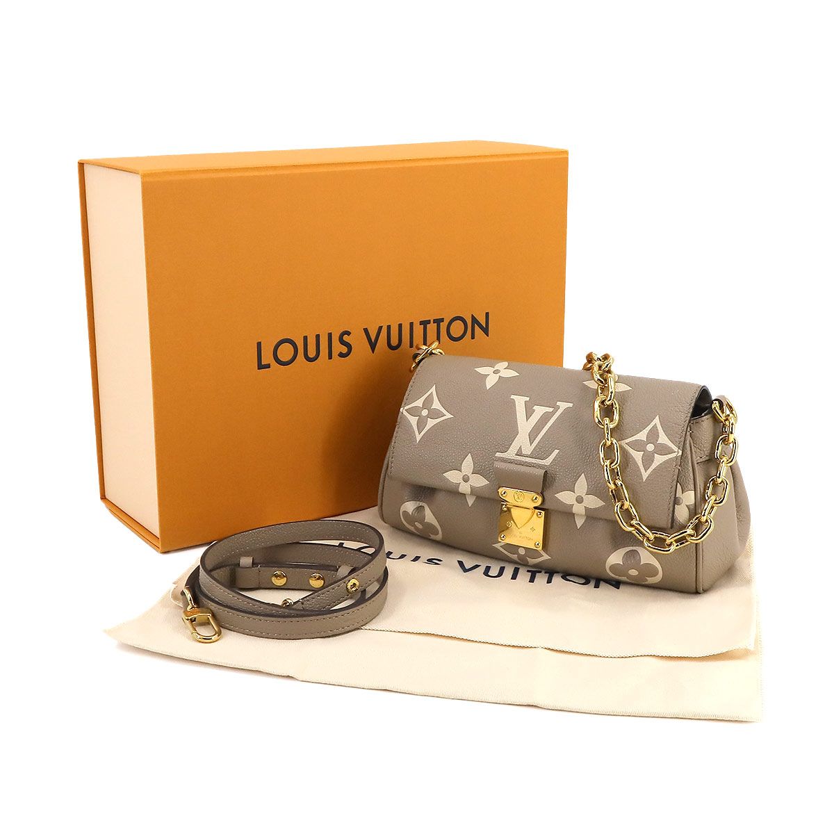 新品同様 ルイ ヴィトン LOUIS VUITTON バイカラー モノグラム アンプラント フェイボリット NM 2way ショルダー バッグ  90234578 - メルカリ