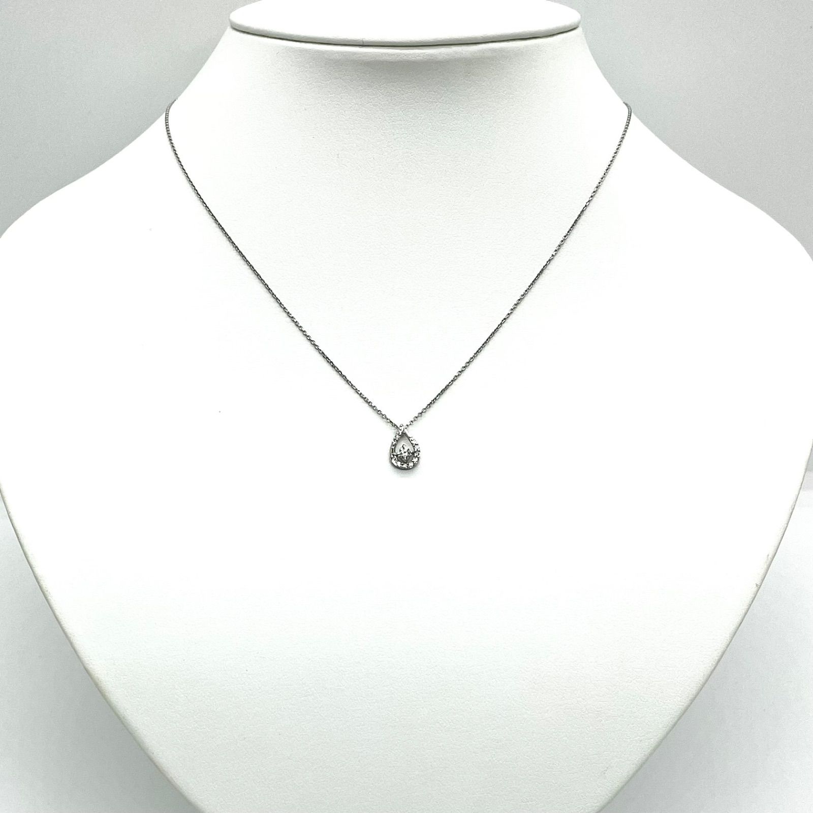 美品 4℃ ダイヤ5Pライン ネックレス Pt850 ヨンドシー 楽天市場】【中古】4℃ ヨンドシー トリロジー ダイヤ ネックレス