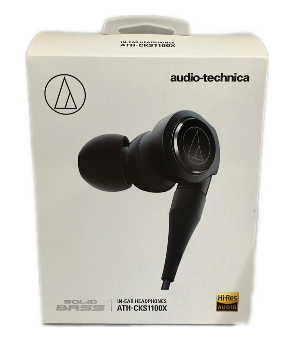 美品】audio-technica ATH-CKS1100X/有線イヤホン/ブラック ATH