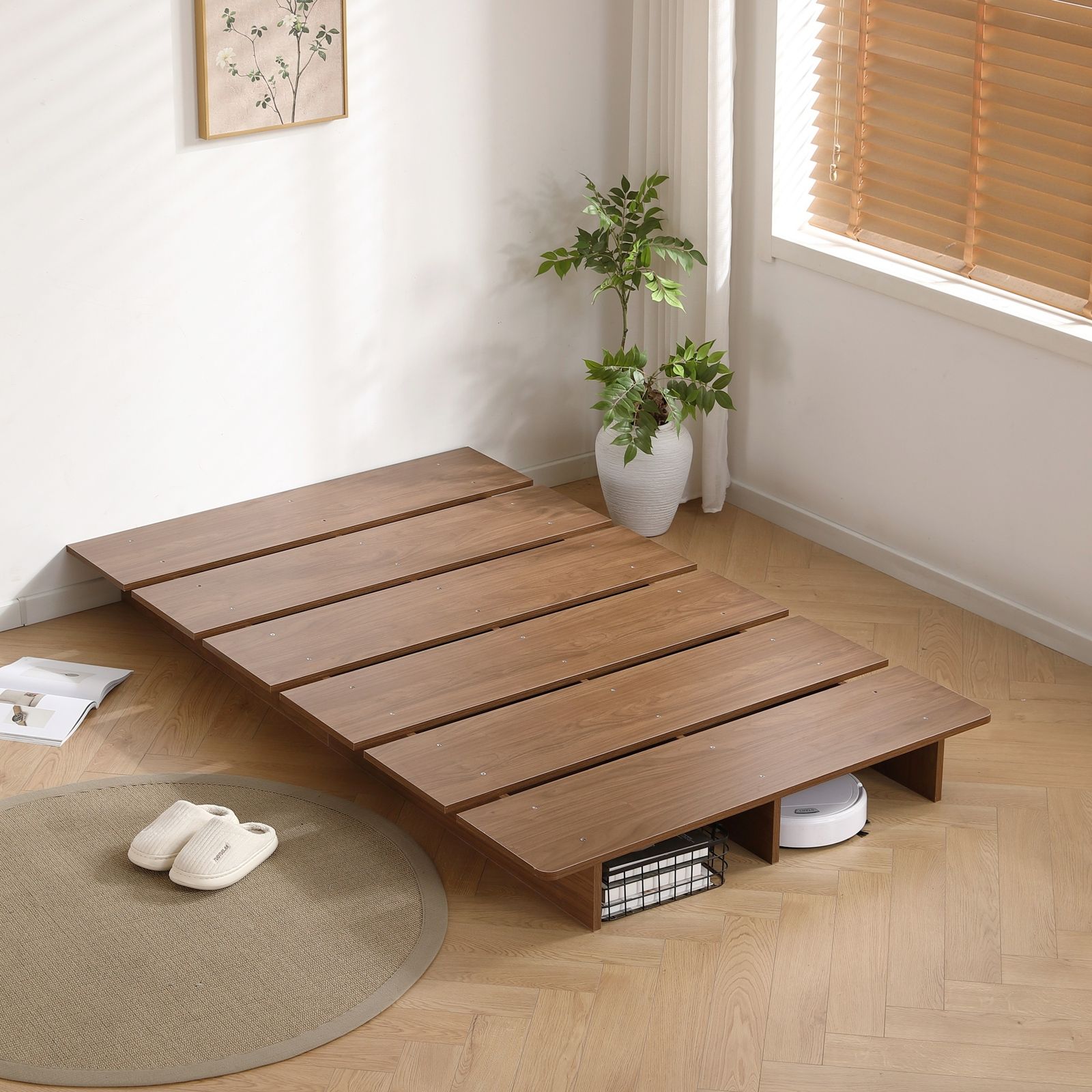10%割」 【幅100cm】ベッド ローベッド ステージベッド ベッドフレーム