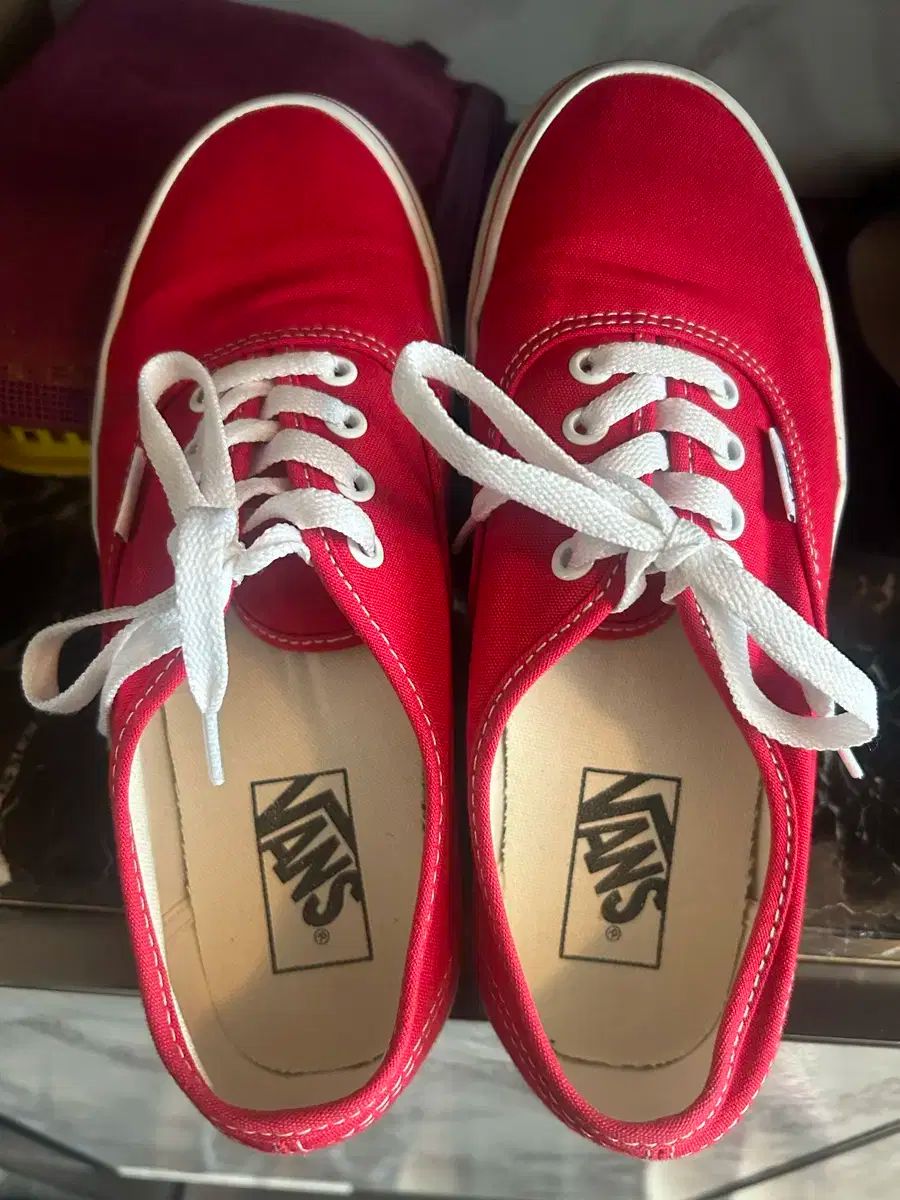 VANS(バンズ) オーセンティック レッド 240 2 5