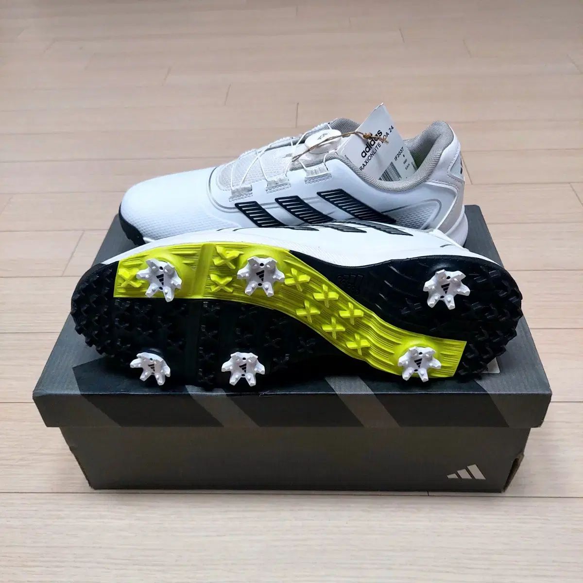 新品 アディダス 最新 メンズ トラクション ボア ゴルフシューズ