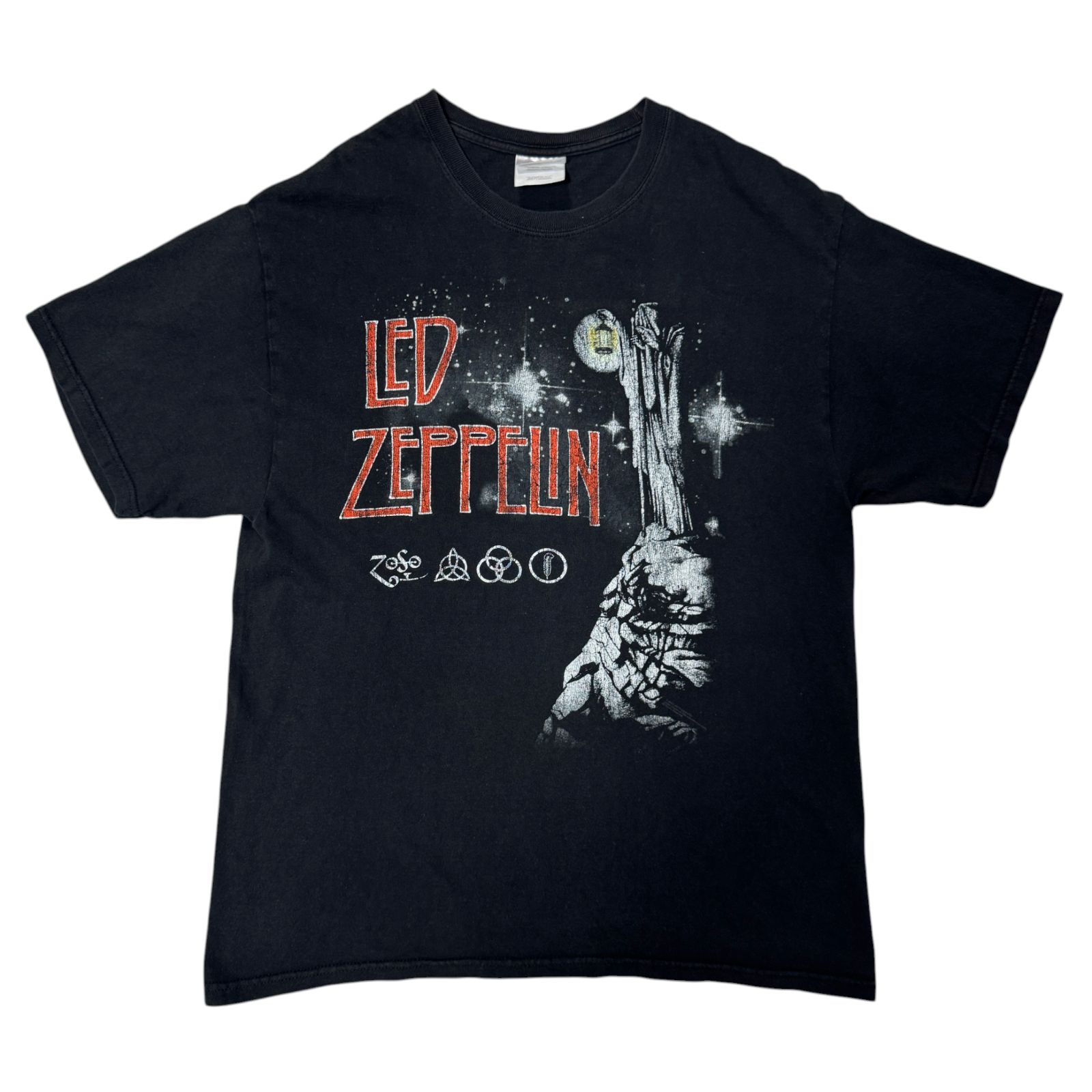 00s Y2K LED ZEPPELIN Tシャツ ZOSO ロゴ プリント Stairway to Heaven 