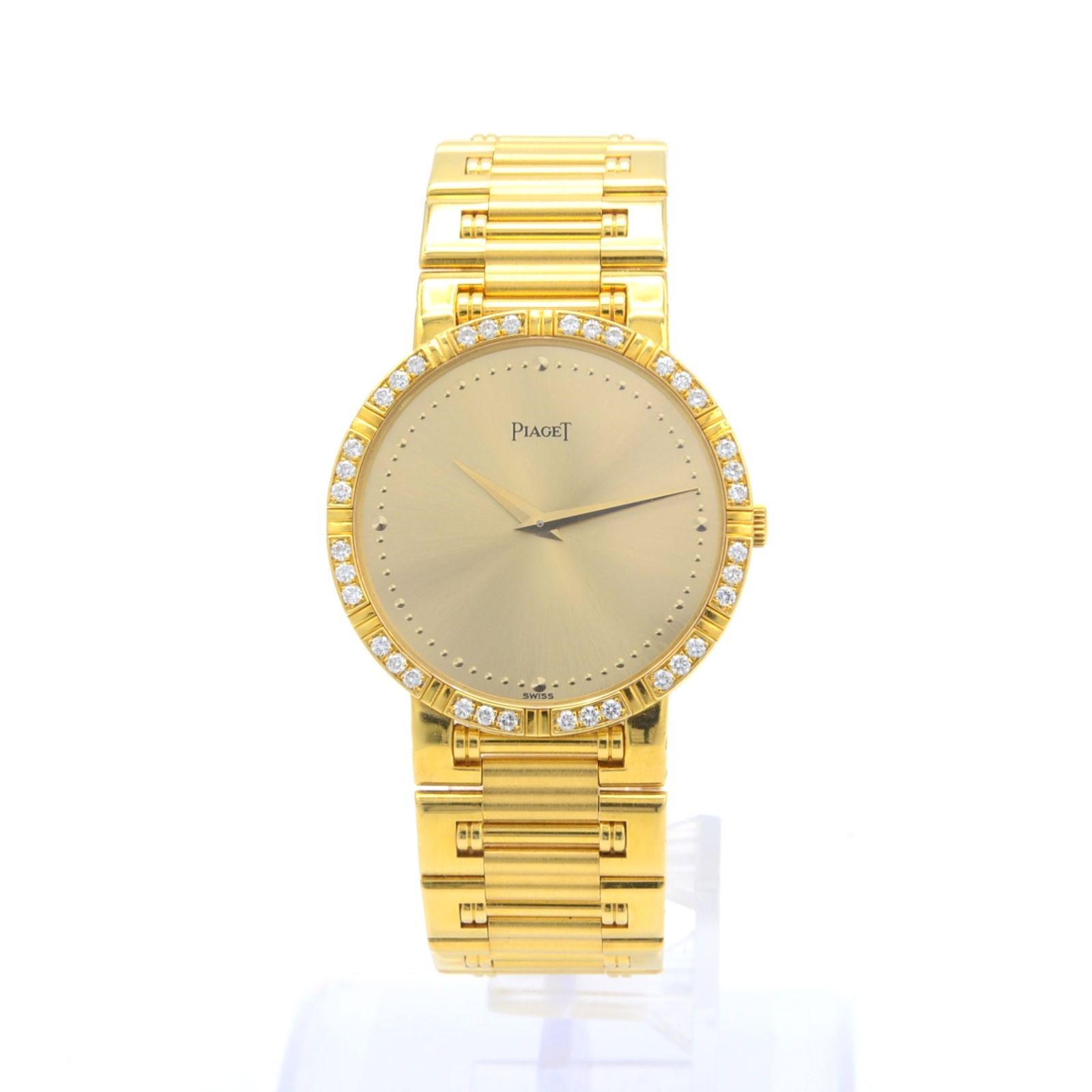 PIAGET ピアジェ ダンサー 84024 K 81 YG 金 ダイヤベゼル QZ