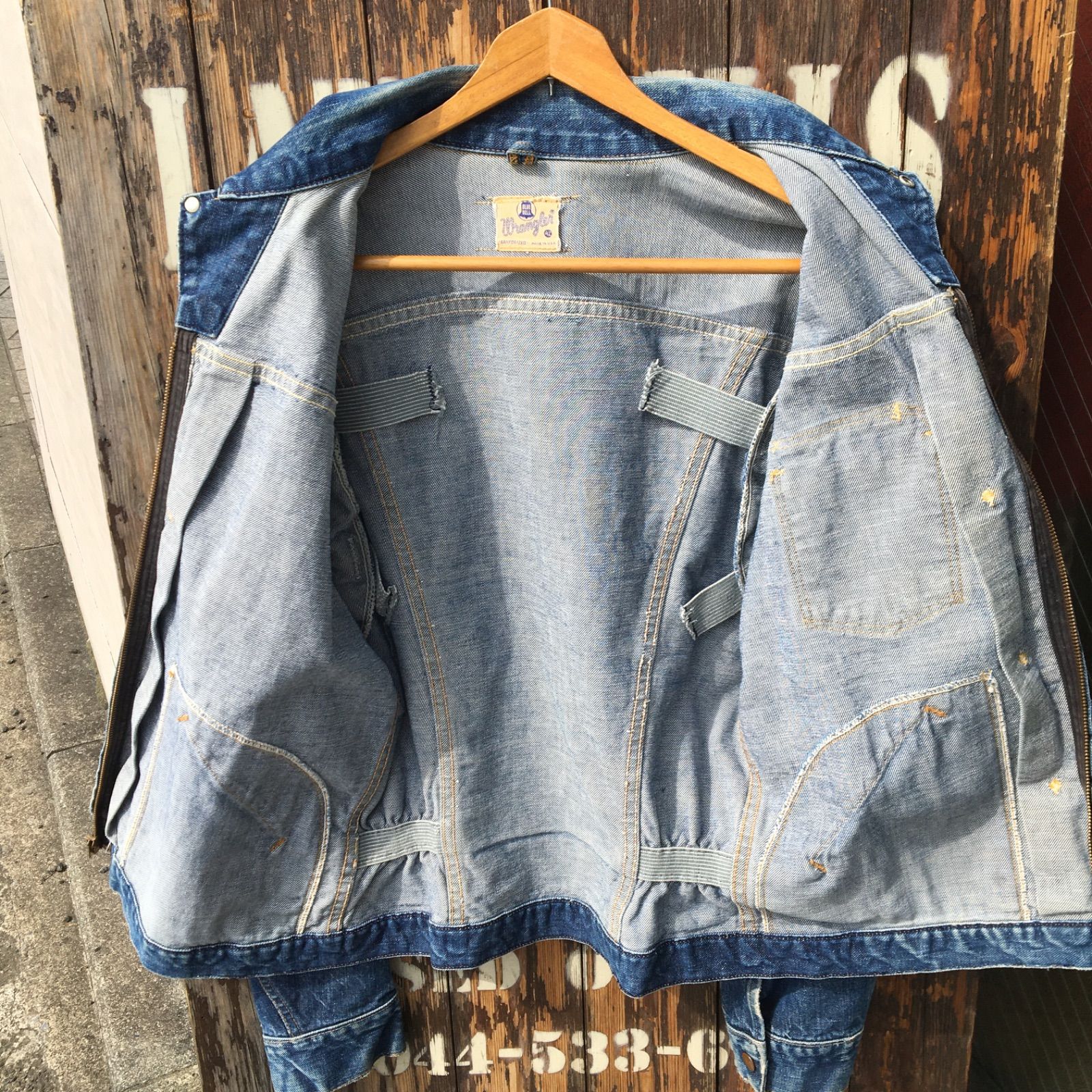 60s Wrangler 11mjz デニムジャケット USA製 Scovill 60s Wrangler 11mjz デニムジャケット USA製 Scovill 楽天市場