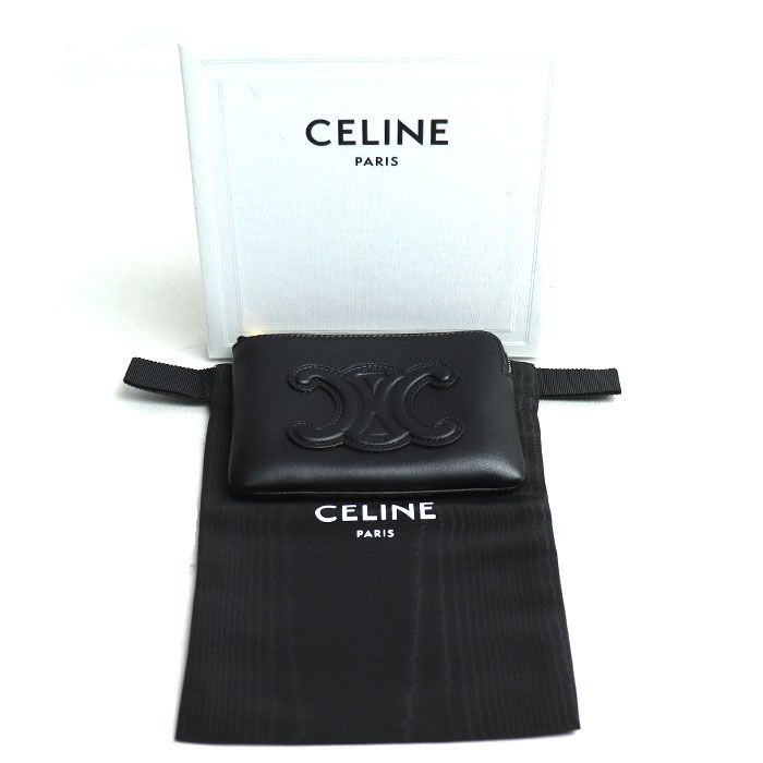 CELINE】セリーヌ コイン & カードポーチ キュイル トリオンフ (CELINE/コインケース・小銭入れ) 10C663DR8【BUYMA】
